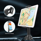 APPS2Car Tablet Holder for Car, Cup Holder Tablet Mount for Truck, Height Adjustable iPad Holder Compatible with 4.7-11" iPad Pro Air Mini, Galaxy Tab, iPhone, Cell Phone