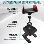 BestEvMod Seat Back Second Row Anchor 1/4 Screw Mount Phone Holder Tablet Mag Safe Compatible with 2022-2025 2026 Rivian R1T&R1S Backseat fits All Phones&Android 360° Adjustable (Phone Holder)