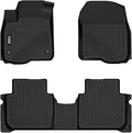 VIWIK Car Floor Mats for Honda CRV 2023 2024 2025, Automotive All Weather Car Mats for 2023 2024 2025CR-V TPE Rubber Floor Liners Front & Rear Non-Slip Odorless