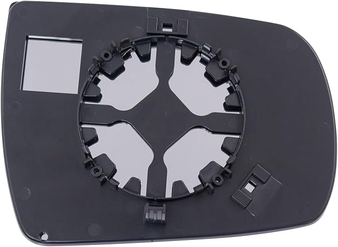 TRQ Driver Side Mirror Glass Non Heated with Backing Plate For Factory Equipped Mirrors Compatible with 2011-2013 Kia Sorento