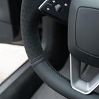 MEWANT DIY Stitching Steering Wheel Cover Wrap for Tesla Model 3 Highland 2023-2025/Model Y 2025 Highland for Tesla Model 3/Model Y Accessories