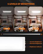 Kohree Dimmable RV Interior Light 12V 16.7" x 6.6", 1500 Lumen RV LED Ceiling Lights, 5 Levels of Dimming, 3 Color Temperature, 2900-6500K, RV Lights Fixtures for Car/RV/Trailer/Camper/Boat (2 Pack)