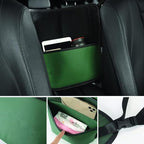 Tumecos Car Handbag Holder Between Seats Car organizer for Center Armrest Box Car Storage Bag Pocket Handbag Purse Holder for Storage Large capacity multifunctional wear resistant(Gray)
