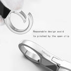 Key Chain Quick Release Spring 2 Pack with 4 Key Rings Heavy Duty Keychain Organizer for Men and Women