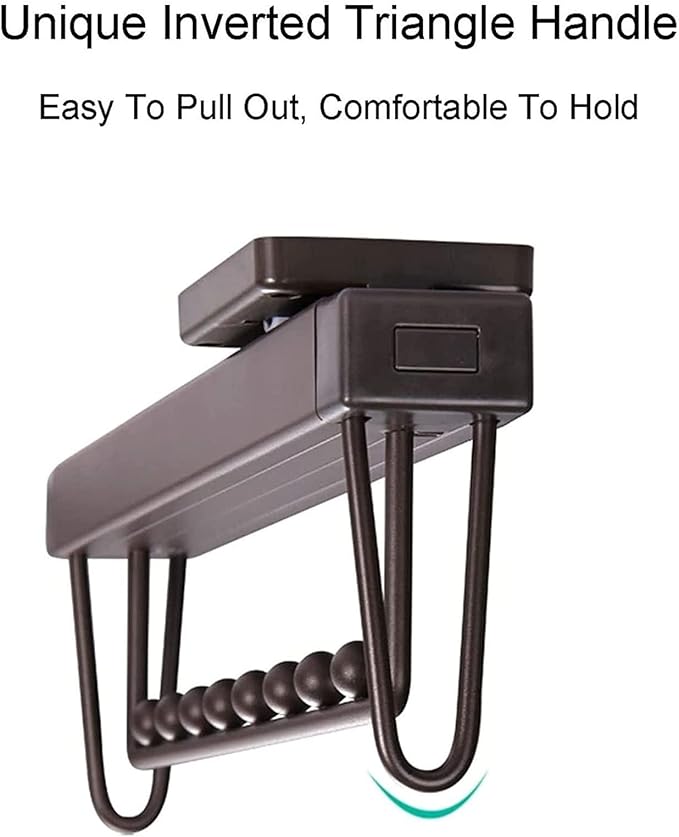 Extendable Clothes Rail - Extendable Pull Out Closet Rod, Sliding Wardrobe Closets Rods, Sliding Wardrobe Closet Tube Rods(36