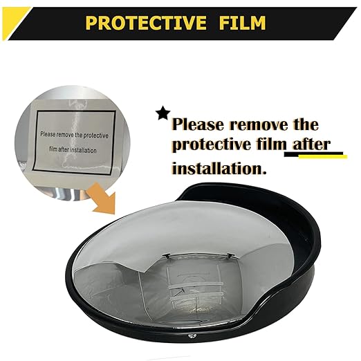 18" Convex Mirror Outdoor, 2 Pack Security Mirror for Driveway, Garage, Warehouse, Blind Spot, and Office, 18 Inch Traffic Security Safety Covex Mirrors