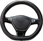 Mayco Bell Flat Bottom Steering Wheel Cover Anti-Slip,Safety,Soft,Breathable,Durable,Full Surround,Comfortable Grip Microfibe