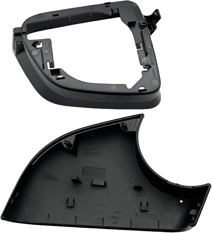 Replacement For Tesla Model Y Left Side Wing Mirror Cover and Mirror Frame Set Lower Holder Housing Tray Cap Driver Rearview Mirror Cover 2020 2021 2022