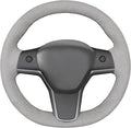 MEWANT Tesla Model 3/Model Y Hand Stitched Steering Wheel Cover for Tesla Model 3 2017-2023 / Model Y 2020-2023 for Tesla Model 3/Y Accessories
