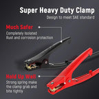 TOPDC 8 Gauge 12 Feet Jumper Cables for Car Battery, Heavy Duty Automotive Booster Cables for Jump Starting Dead or Weak Batteries with Carry Bag,(TD-P0812)