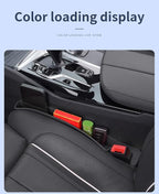 2Pcs Car Seat Gap Filler Organizer, Auto Side Seat Gap Storage Box for Your Cars, Trucks Universal Car Accessories Gap Filler Organizer to Fill the Gap Space Between the Console and Seats