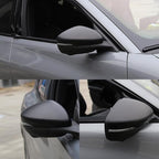 ROCCS Compatible with 2021-2023 Mustang Mach-E Side Mirror Cover Caps Auto Car Mirror Cover Rearview Mirror Guard Covers Replacement Door Side Exterior Decoration Trims Accessories(Matte Black)