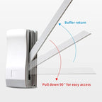 uyoyous Pull Down Closet Rods, Adjustable 35-48 Inch Wardrobe Rail Lift Collapsible Closet Rod Aluminium Retractable Wardrobe