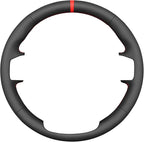MEWANT Steering Wheel Cover for Ford F150 F250 F350 F450 Expedition 2018 Truck Accessory Made from Black Genuine Leather