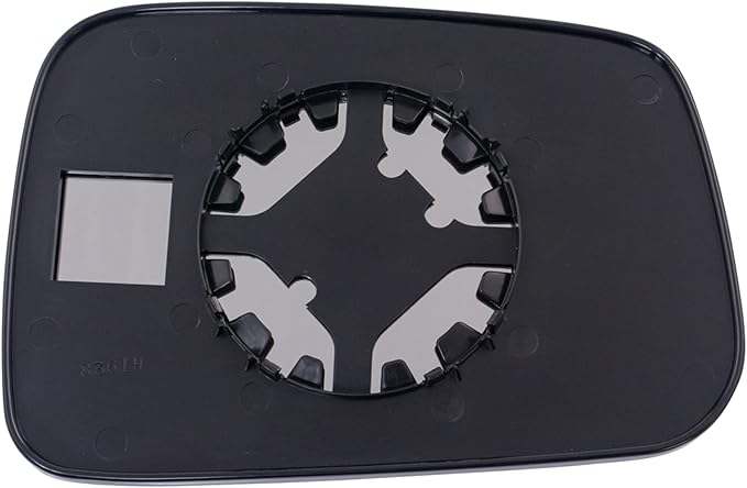 TRQ Driver Side Mirror Glass Non Heated with Backing Plate For Factory Equipped & Aftermarket Mirrors Compatible with 2006-20