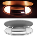 Sun Visor Mirror Cover Compatible with Mini Cooper & Cooper S R55 Clubman 2008-2013/R56 Hatchback 2007-2013/R60 Countryman 2011-2014,1PC Sun Visor Vanity Mirror Replacement for Left/Right,Gray