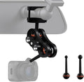 for Garmin Dash Cam Mount,Compatible with Garmin Mini/Mini 2/Mini 3/45/46/47/55/56/57/65W/66W/67W/Tandem/ X110/X210/X310 etc Dash Cam,Aluminum Rearview Mirror Bracket Kit (8.55mm/11mm Ball Heads)