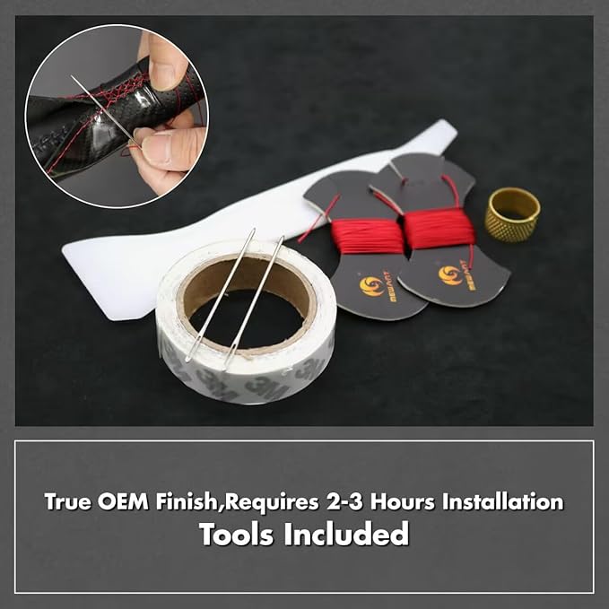 MEWANT Hand Stitch Steering Wheel Cover for Chevy Silverado 1500 2500 3500 1999-2002 Tahoe Suburban 1998-2002 Astro Blazer S10 Kodiak C/K Grey Real Leather Custom-Fit Anti-Slip Interior Wrap