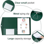 Storage File Boxes A4, 6 Pack Foldable File Box with Clip, 50mm Spine, Plastic Archives Cases with Magnetic Closure, Document