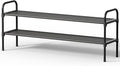 Kitsure Extra-Long Shoe Rack for Closet, Shoe Organizer for Front Door Entrance, Stackable Shoe Shelf, Detachable Closet Orga