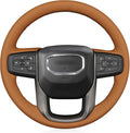 MEWANT Steering Wheel Cover for GMC Sierra Steering Wheel Cover for GMC Sierra 1500 / Sierra 1500 Limited/Sierra 2500 / Sierra 3500/ Yukon (XL) Hive Microfiber Leather