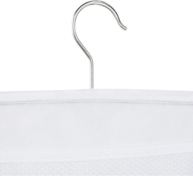 Okuna Outpost 8-Pocket Fabric Mesh Hanging Purse Organizer - 2-Pack, White, 48 x 13.8 in - Hanging Closet Organizer & Purse R