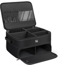 Odor-Absorbing 2-Layer Large Golf Trunk Organizer with Activated Carbon Fabric - Water-Resistant Golf Shoe Bag for Shoes Balls Tees Clothes