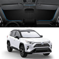 Spigen Triple-Coated CryoShade Front Windshield Sunshade (Reinforced Velcro Strap) for Toyota RAV4 2019-2025 and RAV4 Prime 2021-2025