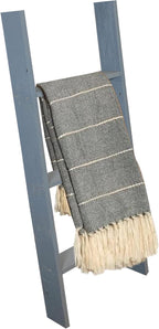 BARNWOODUSA Throw Blanket Ladder – Fully Assembled Reclaimed Wood – Rustic Decorative Ladder for Towels, Quilts, & More – Per