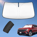 Sun Shade Sunshade for Volkswagen Atlas 2018-2025 2026 Windshield Cover, 4-Layers Sun Shield 250T Silver Coating Sun Visor for VW Atlas Cross Sport Foldable Window Shade Blocks UV Rays Accessories