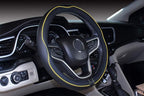 Mayco Bell Large Size Steering Wheel Cover Anti-Slip,Safety,Soft,Breathable,Durable,Full Surround,Comfortable Grip Microfiber