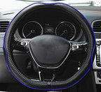 Mayco Bell Flat Bottom Steering Wheel Cover Anti-Slip,Safety,Soft,Breathable,Durable,Full Surround,Comfortable Grip Microfibe