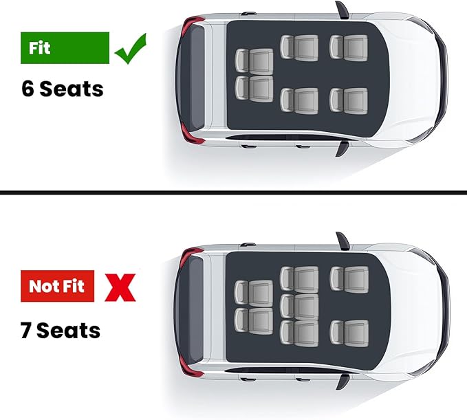LASFIT Floor Mats & Cargo Mats for KIA EV9 2026 2025 2024 (Only for 6-Seats,Not Fit Relaxation Chairs & 7-Seats),All Weather TPE Custom Fit Kia EV9 2024-2026 Full Set Car Accessories Floor Liners