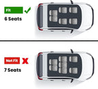 LASFIT Floor Mats & Cargo Mats for KIA EV9 2026 2025 2024 (Only for 6-Seats,Not Fit Relaxation Chairs & 7-Seats),All Weather TPE Custom Fit Kia EV9 2024-2026 Full Set Car Accessories Floor Liners