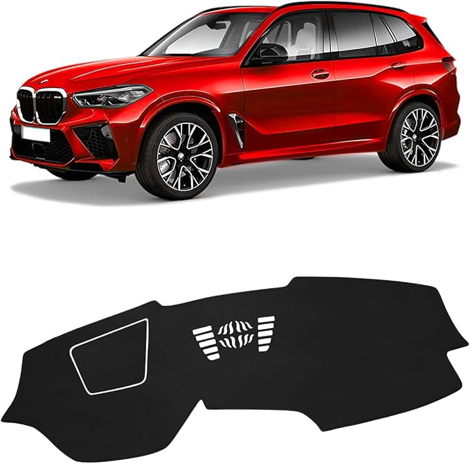 FIILINES Dash Cover for 2019-2022 BMW X5/X7 Dashboard Cover Mat for X5/X7 Accessories Sunshade Nonslip Mesh Protector No Glar