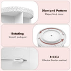 Rotating Makeup Organizer, Adjustable Vanity Organizer, Large Capacity Cosmetic Display Case for Spinning, Storage Carousel f
