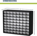 Akro-Mils 64-Drawer Plastic Drawer Storage Cabinet for Garage Organization, Bead Organizer, Building Bricks Storage, Teacher 