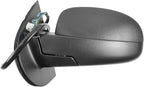 TRQ 2 Piece Driver and Passenger Side Mirror Assembly Set Power Fold Electric Adjustment Heated Memory Textured Compatible wi