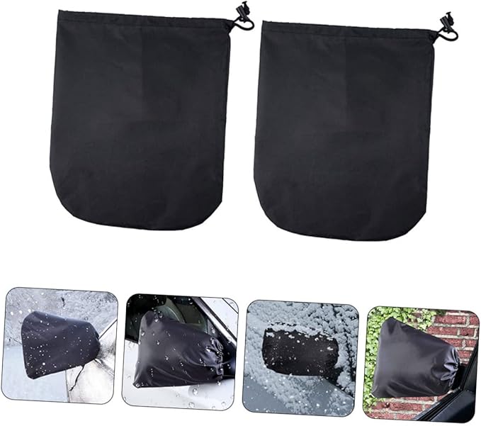 Alipis 2pcs Car Rearview Mirror Covers Waterproof Snow Rain Protector Thickened Oxford Cloth for Winter Use Suitable for Vehicles
