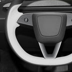 MEWANT Tesla Model 3 Highland/Model Y DIY Stitching Steering Wheel Cover Wrap for Tesla Model 3 Highland 2023-2025/Model Y 2025 Highland for Tesla Model 3/Model Y Accessories