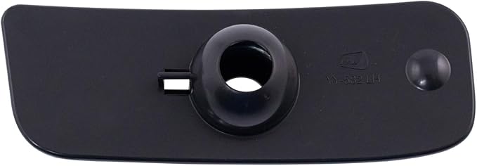 TRQ Driver Side Lower Mirror Glass Non Heated Snap On Compatible with 2012-2018 Nissan NV1500 NV2500 NV3500