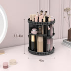 Rotating Makeup Organizer, 360° Spinning Skincare Organizers, Adjustable Layer Cosmetic Storage Lazy Susan Makeup Organizers 