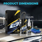 Ceramic Car Headlight Restoration Kit, 2026 Upgraded Headlight Cleaner and Restorer Kit, No Sanding Required, Restoring to Li