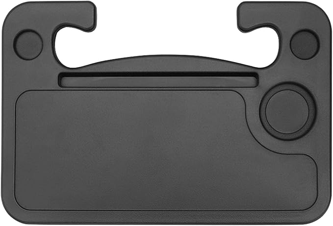 1 Pcs Car Steering Wheel Tray for Cadillac Seville/DeVille/Escalade ESV/Lyriq/Vistiq, Multi-Functional Notebook Eating Desk Double-Sided Design Table Holder Auto Interior Accessories,A