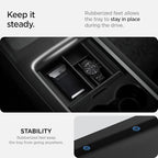 Spigen Center Console Organizer for Tesla Model Y (2021-2024) & Model 3 (2021-2023) [Not for Model Y Juniper 2025/26 and Model 3 Highland (2024/25)]