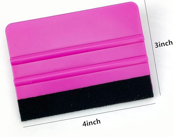 Umaki 8.3inch Large Vinyl Wrapping Felt Squeegee with 4inch Vinyl Squeegee Applicator for Fastly Installing Vehicle Tinting Film Graphic or Wallpaper,3pack