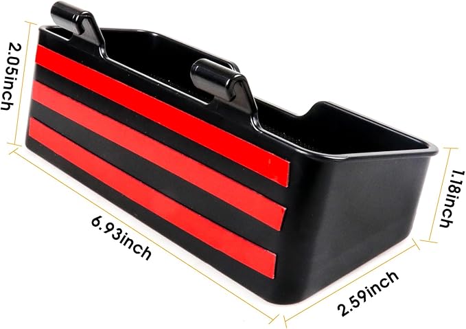 Sunglass Holder Card Storage Box for Ford Bronco 2021 2022 2023 2024 2025 2026 2 Door 4 Door Sunglasses Glasses Holder Sunglasses Mount Sun Visor Organizer Interior Accessories