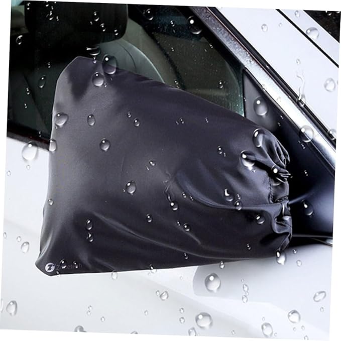 FAVOMOTO 10pcs Car Mirror Covers Frost Rain Protector for Rearview Mirrors Easy to Install Lightweight Vehicles