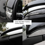 Senzeal ABS Chrome Side Rearview Mirror Trim Cover for Toyota Highlander 2014 2015 2016 2017 2018 2019 2PCS
