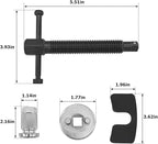 Bittwee Car Brake Piston Wind Back Tool, 3pcs/Set Brake Caliper Piston Rewind Tool, Auto Rear Brake Pad Wind Back Tool, Brake